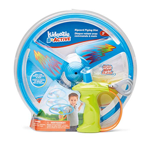 Kidoozie Ripcord Flying Disc - Stem Toy For Early Childhood Development For Ages 5+ - Try Different Ways To Catch The Disc! Encourages Creativity And Problem Solving. #TOP6