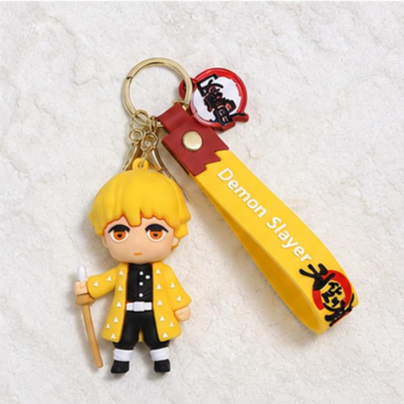 Image of Cute 3D Keychain | Keyring & Quirky Bag Charm | Hard Silicone, Unbreakable | Travel Essential | Kids Friendly | Strap & Bag Hook