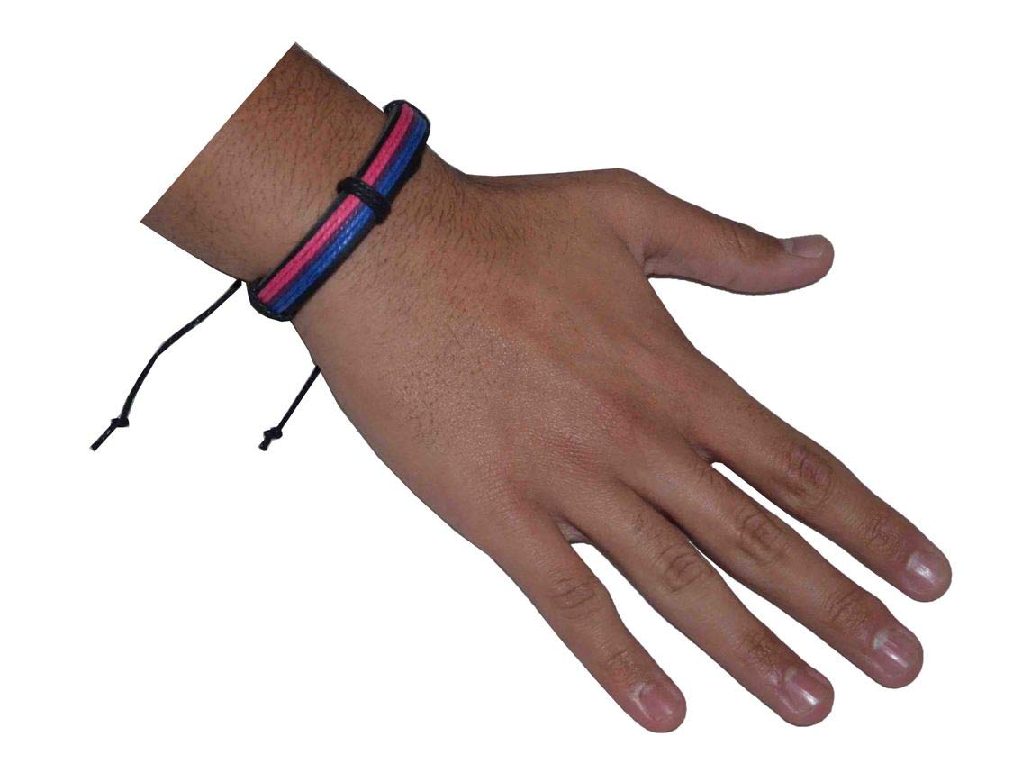 City Bisexual Wristband Pink Purple Blue