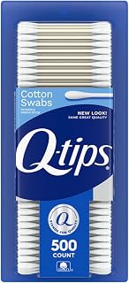 Q-tips Original Cotton Swabs, 100% Cotton, 500 Count - Soft Tips for Home, Beauty & First Aid