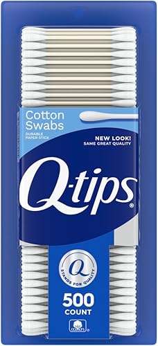 Q-tips Cotton Swabs, Original, For Home, First Aid and Beauty, 100% Cotton, 500 