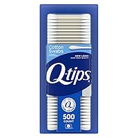 Vista 1 de Q-tips Hisopos de algodón, originales, para el hogar, primeros auxilios y belleza, 100% algodón, 500