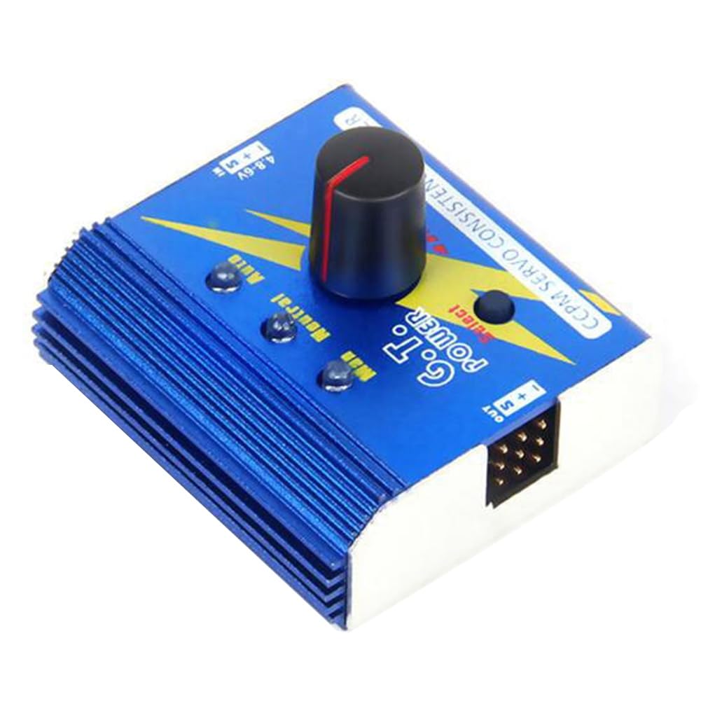 Doumneou Aluminum Alloy RC Servo Tester ESC Electronic Speed Controller Checker for RC Drone Car Boat RC Servo Tester Easy to Use