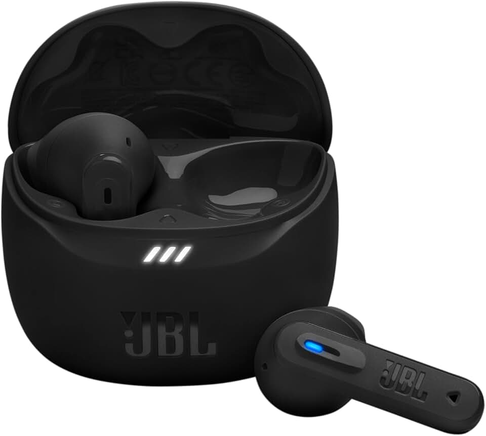 JBL, Fone de Ouvido Bluetooth, Tune Flex 2, Sem Fio, Com Cancelamento de Ruído, Resistente À Água e Poeira - Preto