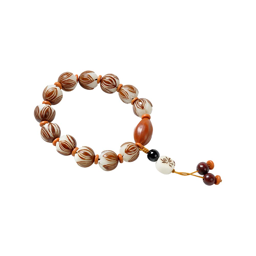 Bracciale con radice Naturale di Bodhi for Donna e Uomo