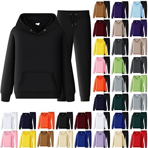 Hoodies Track Suits For Men 2 Piece Long Sleeve Sweatshirts Pant Set Athletic Running Jogging Lounge Sweatsuits #TOP2
