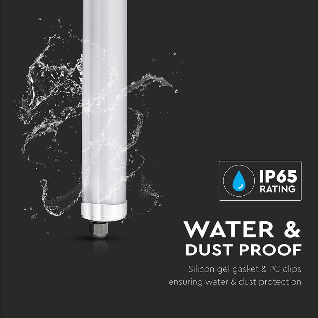 V-TAC Plafonnier à LED VT-1574-N -150cm 48W 4000K IP65