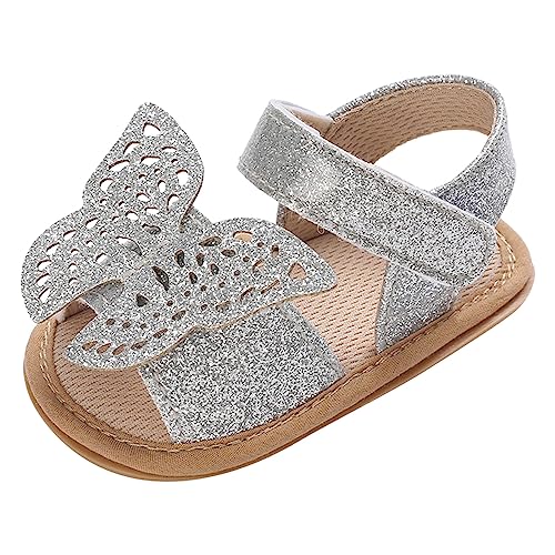 Summer Children Infant Toddler Shoes Girls Sandals Flat Bottom Open Toe Hollow Bow Solid Color Hook Boys Beach Sandals