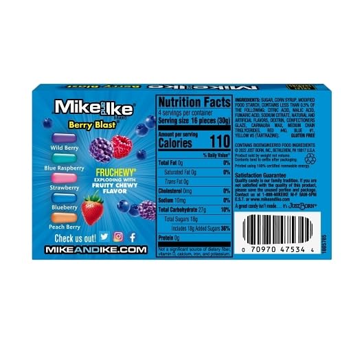 Miniatura 3 de Caramelos masticables, caja de teatro, caja variada, 4.5 onzas (original, mega, tropical, baya)