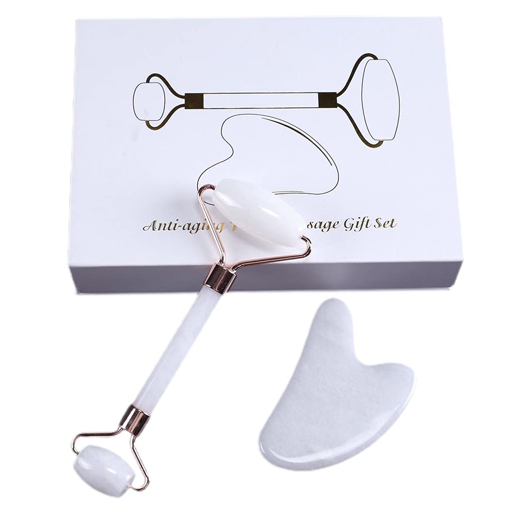 for Massager Roller Plate Board Stone Slimming Face Lifting Massage Scraping Skin Board Eye Face Neck Thin T Roselynboutique Roller for Face and Gua Sha Set