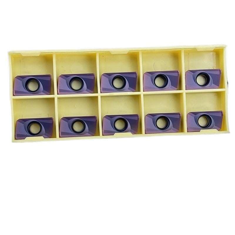 APMT1604PDER-H2 VP15TF Carbide Inserts for CNC Turning & Milling (10pcs) – Ideal for Steel, Stainless Steel, and Alloys(APMT1604 H2 Gray Black)