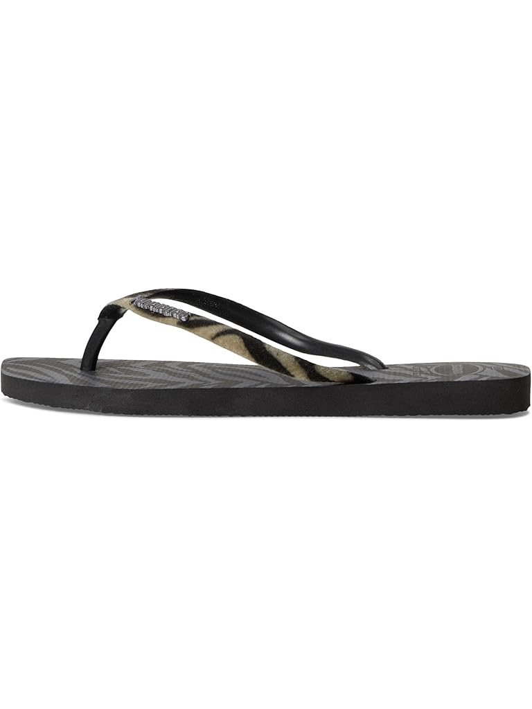 Black Havaianas Slim Square Velvet Sandals