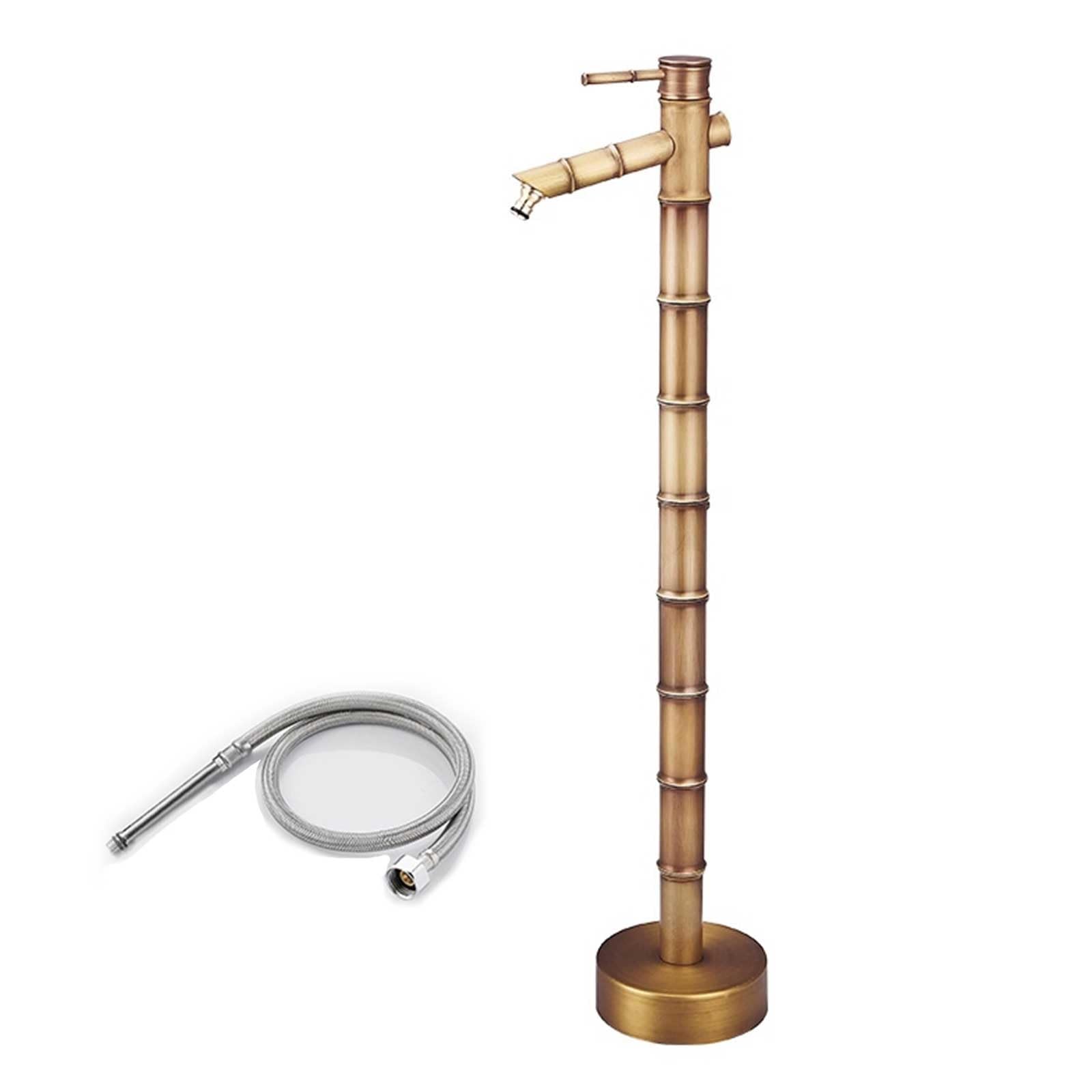 BHGFYXBS Outdoor Brass Vertical Garden Water Column For Irrigation & Washing - 20In Cylinder For Farm, Pasture & Backyard Use,size_name-88cm/34in