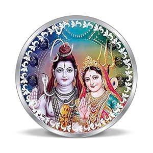 ACPL Silver Coin BIS Hallmarked Shiv Pariwar 999 Pure by ACPL Precious Moments available in 10/20/50/100 gram. 11 51wS1cTNWiL. SL500 . SS300