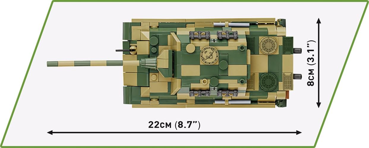 COBI Panzerjäger Tiger Ausf. B Jagdtiger, Green, 22 cm - Image 4