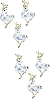 Abaodam 6 Peças Capa De Telefone DIY Artesanato Cristal Cervos Bagagem Adesivos Bling Telefone Diamante Adesivo Capa De Telefone Enfeite Acessórios De Capa De Telefone Enfeite De Concha