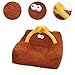 Gralara Dog Bed Dog Sofa Bed Couch Cute Removable Winter Warm Soft Kennel Pet Sleeping Bed for Indoor Cats for Puppy Cats Small Dogs, Brown, S