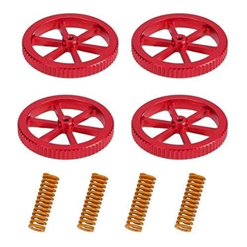 Upgraded 4PCS Creality Aluminum Hand Twist Leveling Nut with 4PCS Hot Bed Die Spring and 4PCS M3X35mm Screw for Ender 3/Ender 3 Pro, Ender 5/Ender 5 Plus/Ender 5 Pro, CR-10/CR 10S Pro 16 Upgraded 4PCS Creality Aluminum Hand Twist Leveling Nut with 4PCS Hot Bed Die Spring and 4PCS M3X35mm Screw for Ender 3/Ender 3 Pro, Ender 5/Ender 5 Plus/Ender 5 Pro, CR-10/CR 10S Pro