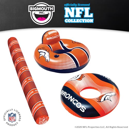 Image of BigMouth 18 inch Inflatable Pool Football Officially Licensed NFL Fan Gear Merchandise Beach Ball Games for Adults and Teens