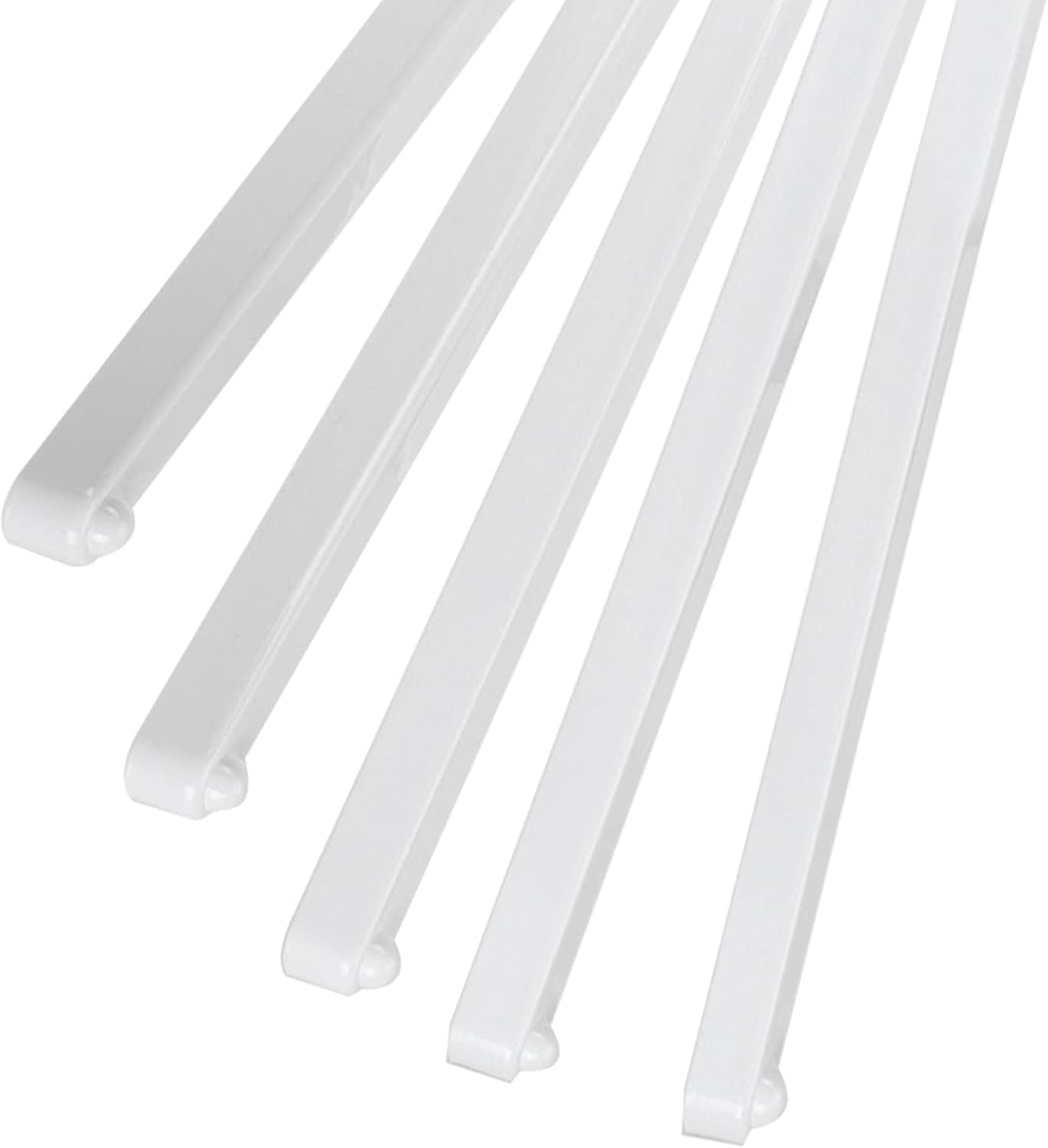 Pissente Bathroom Towel Rack, 5 Arms Swivel with 180° Rotation, 15 Inch Wall Mounted Swing Out Hanger, ABS Plastic with Hook