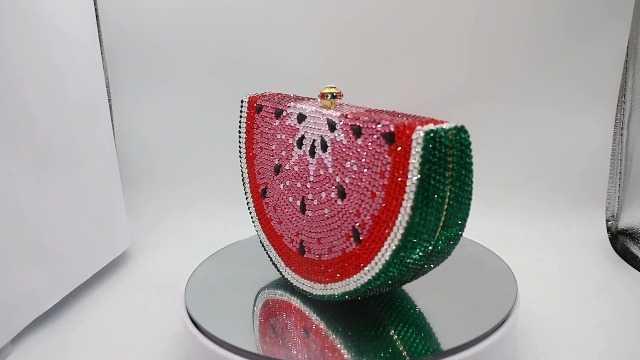 RomanticDesign Cute Watermelon Rhinestone Evening Clutch for  display picture 1
