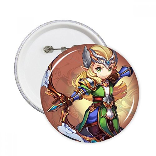 Badge ronde pins Donjons et jeu de rôle pour personnaliser vos vêtements lot de 5