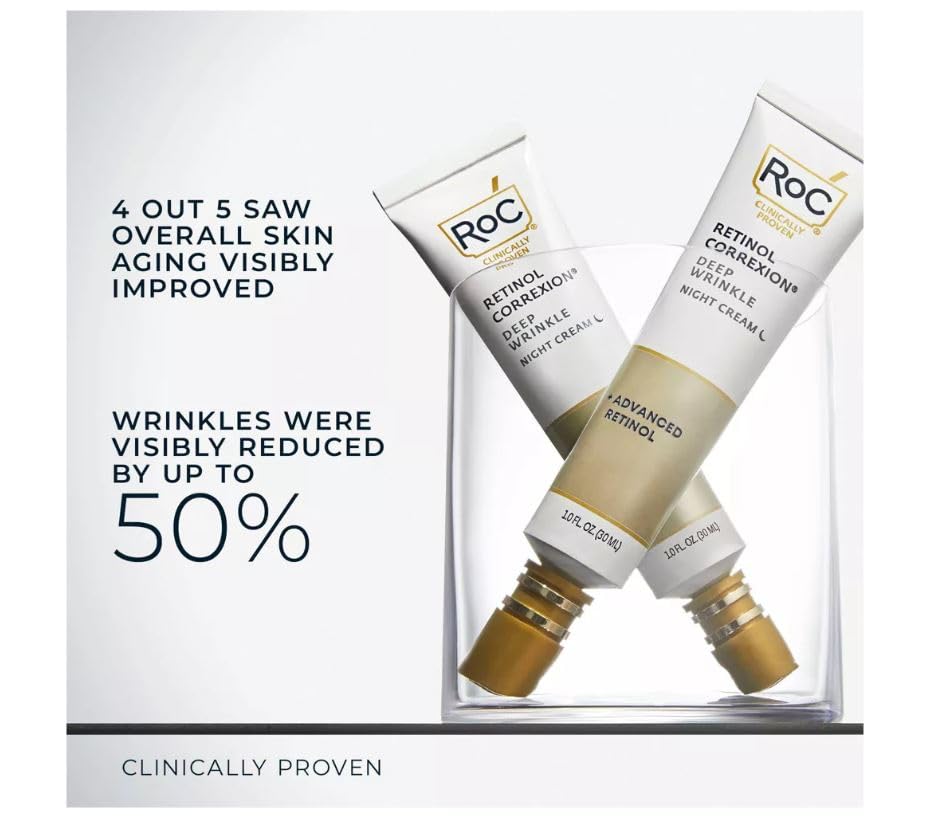 RoC Retinol Correxion Deep Wrinkle Night Cream 1 fl oz - Image 4