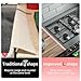Stainless Steel Stove Gap Covers in Pink– 2 Pack Adjustable 13.8” to 27.5” Retractable Stove Gap Filler, Heat Resistant Guard for Range Top & Counter Gaps, Easy to Clean and Maintain