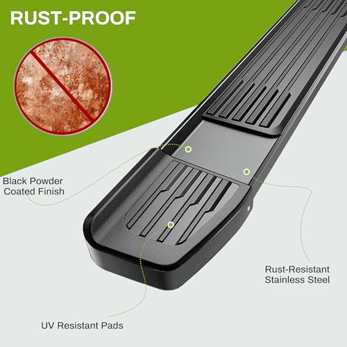 Estribos laterales para Dodge Ram 1500 y 2500 3500 miniatura 3