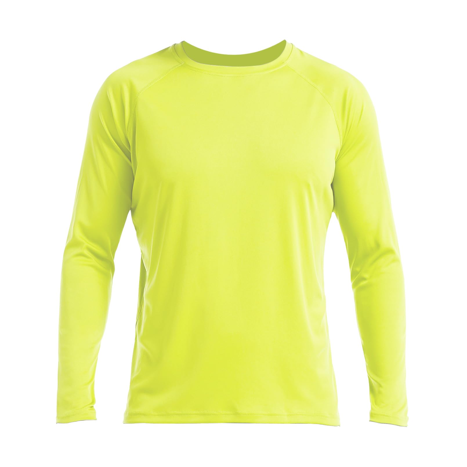 HISKYWIN Men's Long Sleeve Shirts Lightweight UPF 50+ Sun Protection SPF Outdoor T-Shirts Fishing Hiking Running Tee Tops