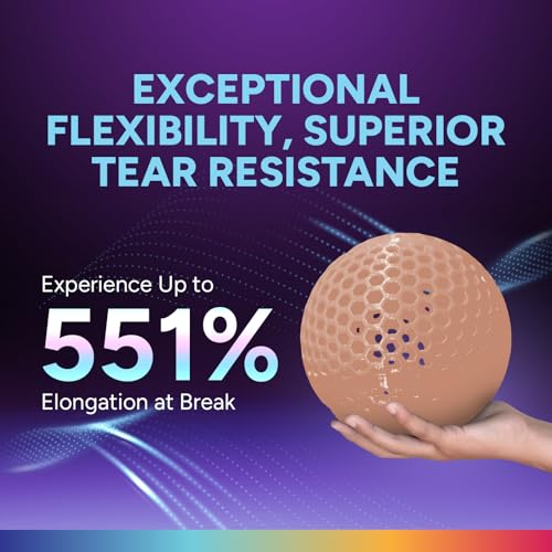 Image of OVERTURE TPU High Speed Filament 1.75mm Flexible Roll, 95A Soft 3D Printer Filament, 1kg Spool (2.2 lbs), Fit Most FDM Printer (HS TPU Pastel Rose)