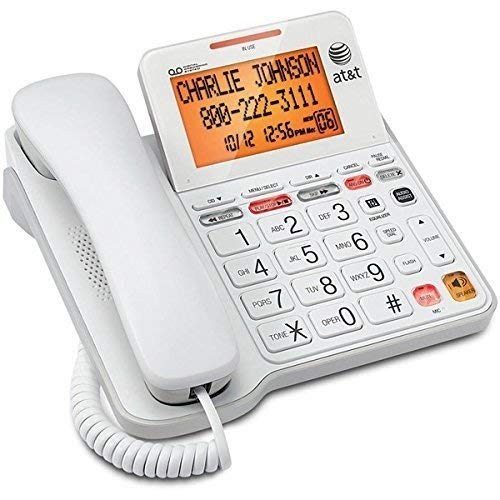 Teléfono Fijo de Escritorio con Cable AT&T CL4940 Blanco miniatura 3