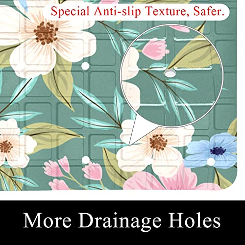 Tapis de bain antidérapant PVC ventouses drainage lavable 40x70 - 3