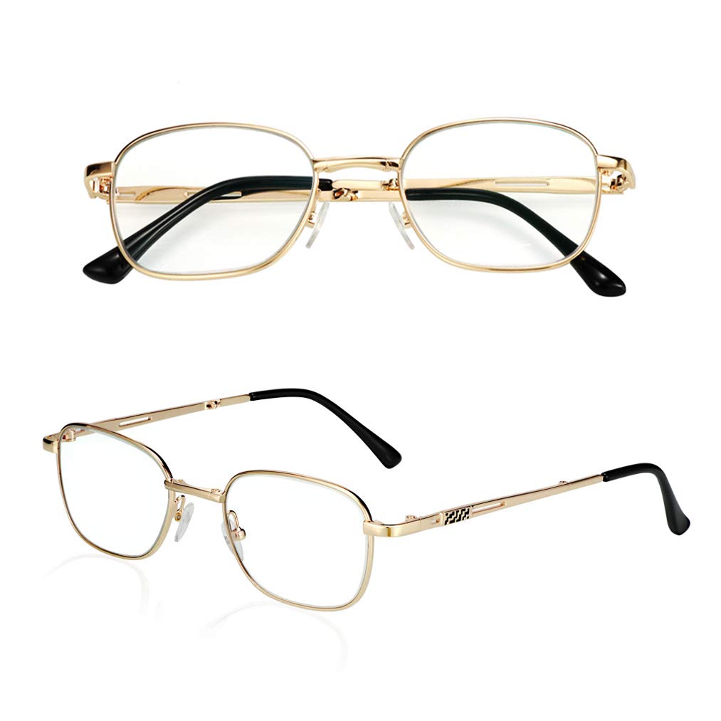 Hommes Femmes Metal Frame Transition Photochromic Lunettes De Lecture Soleil Lecteurs Pliantes Lunettes Taille De Poche Lecteurs Classique Rectangulaire De La Mode Lunettes