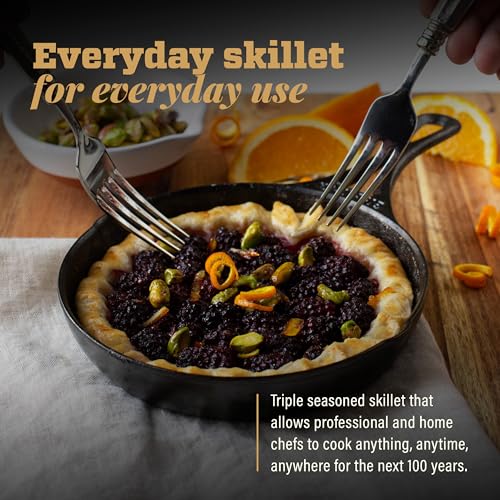 Image of Lodge Blacklock 7 inch Triple Seasoned Cast Iron Skillet - Lightweight - Easy Cleanup - Premium Cookware