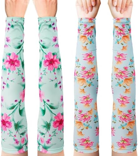 PAMASE Arm Sleeves Gardening Gifts for Women - Outdoor UV Protect...