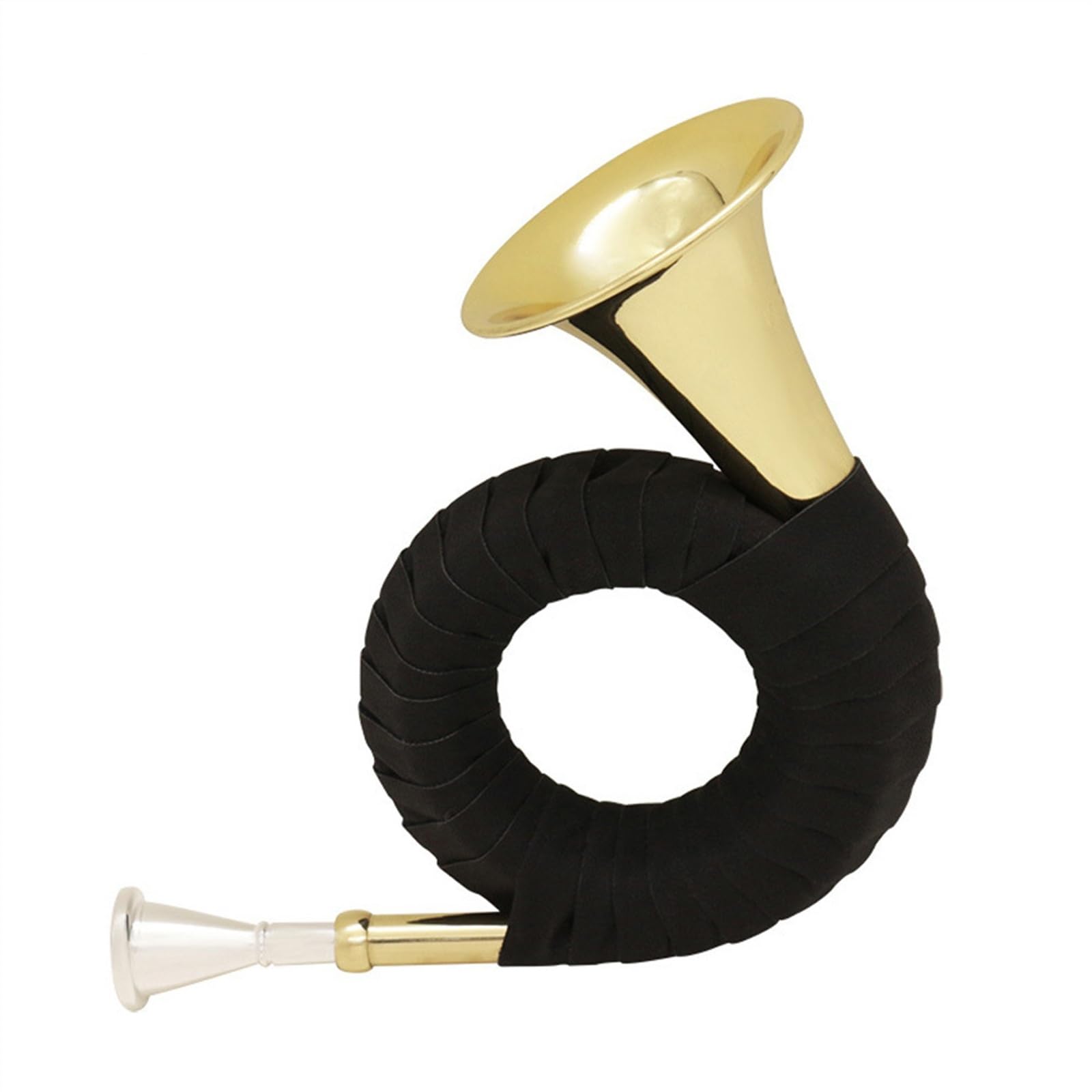 Strumento In Ottone Si Bemolle Grande Corno Da Caccia Corno Francese Corno Francese Dorato Con Supporto Kit Corno Francese