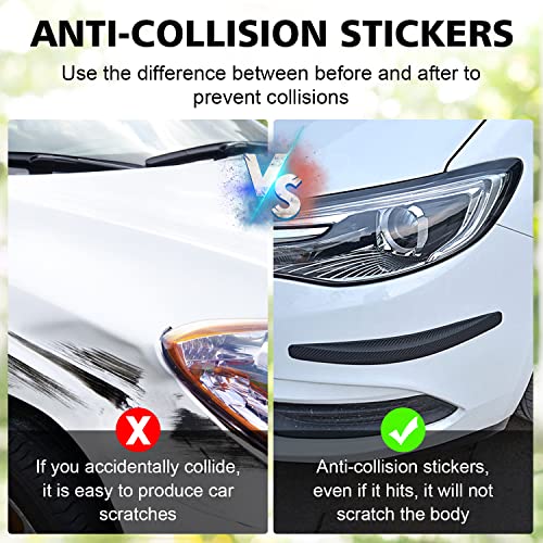 Ouzorp LY-159 2Pcs Black Bumper Guard Strip - Anti-Collision Patch, Scratch-Resistant Protector Trim, Universal For Cars Suv Pickup Truck thumb #3