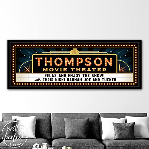 Pretty-Perfect-Studio-Custom-Home-Movie-Theater-Sign-Personalized-Family-Room-Decoration-Customized-Marquee-Sign-Media-Accessories-20x60 - Urban Country Home Decor Pretty-Perfect-Studio-Custom-Home-Movie-Theater-Sign-Personalized-Family-Room-Decoration-Customized-Marquee-Sign-Media-Accessories-20x60