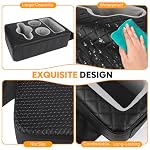 Back Seat Cup Holder for Car, Leather Car Cup Holder for Truck Boat - Image 4