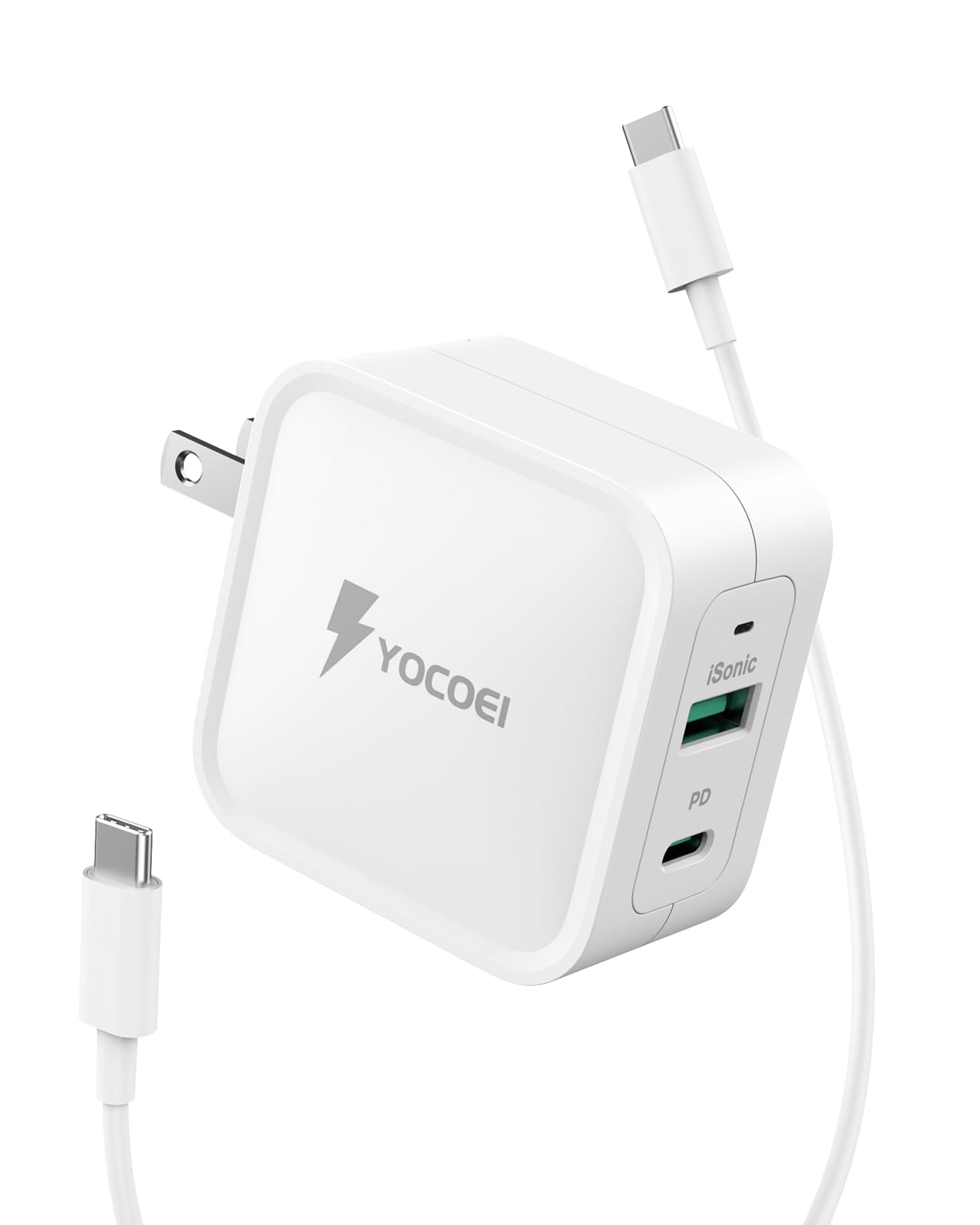 Amazon | YOCOEI 65W PD充電器 (GaN II +iSonic技術/2ポートUSB-A