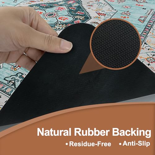 image for OJIA Non-Slip Stair Treads Matching Mat for Wooden Steps, Square Rubbe