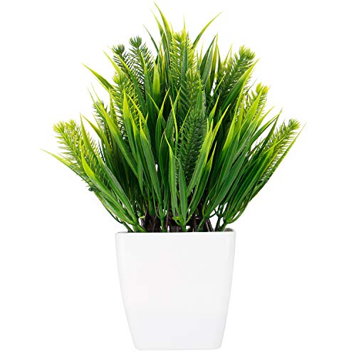 WOODWORD Artificial Plants for Room Decor - Potted Fake Plants for Home Decor