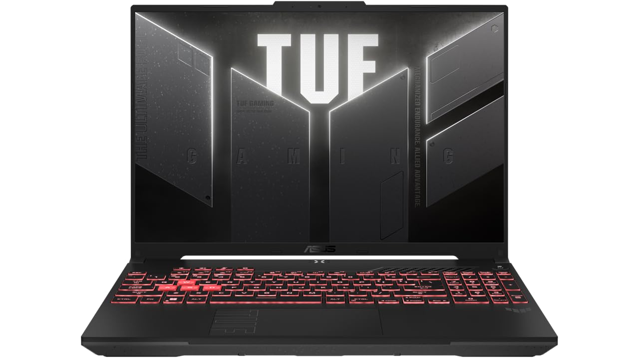 ASUS TUF Gaming A16 FA607NUQ Laptop | 16" WUXGA 16:10 IPS Display | AMD Ryzen 7 170 | 16GB RAM | 512GB SSD | NVIDIA RTX 4050 | Win11Home | QWERTZ | Mecha Gray | 3Monate GamePass