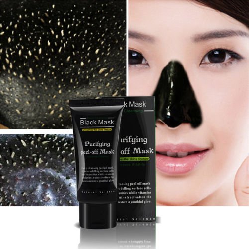 SHILLS New & Improved Formula With Activated Charcoal Deep Cleansing Purifying Peel-Off Black Face Mask, Natural, Oil-Control, Blackhead Removing (50ml)