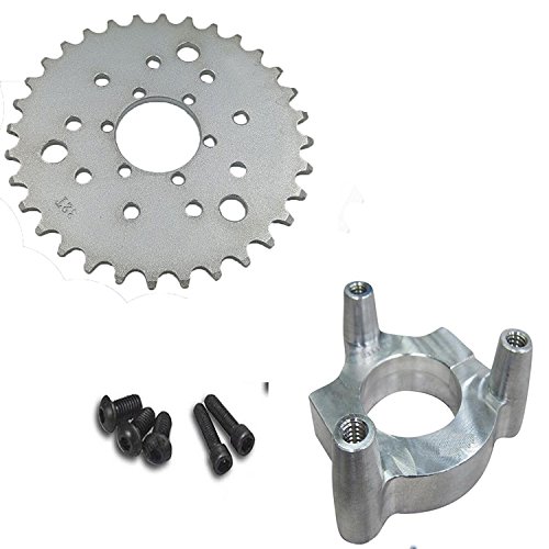DONSP1986 Rear Hub Adapter 1" and 32t Sprocket,4 Stroke and 2 Stroke Gas