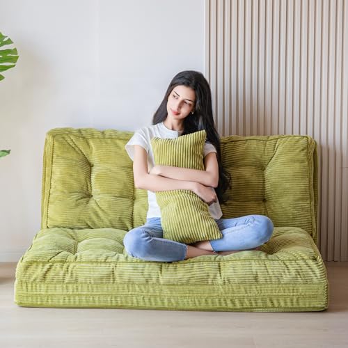 Image of MAXYOYO Folding Sofa Bed, Convertible Chair Couch, Tufted Bean Bag Sofa