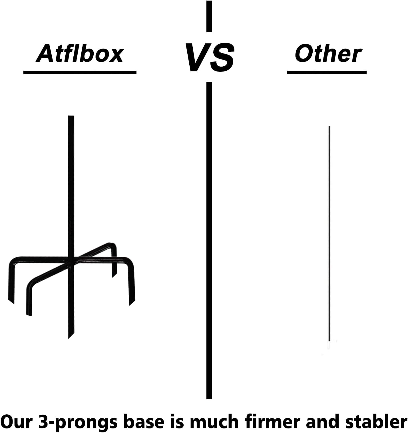 Atflbox Clay Pigeons Hanger, Sporting Clays Accessories, Pack of 3 Units Clay Skeet Target Holder for Shooting Outdoor