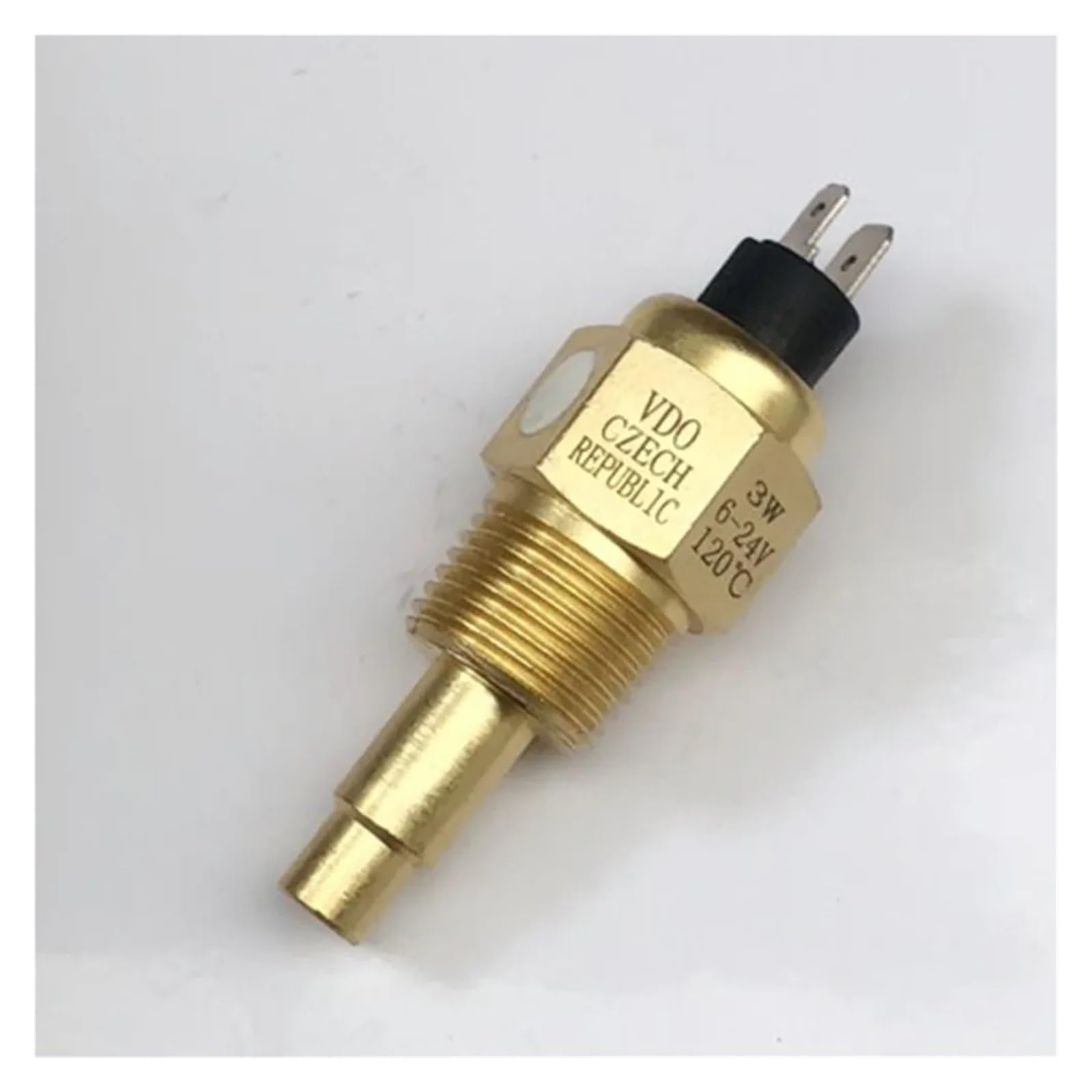 YINZHD Wtyczka czujnika temperatury wody 6-24 V 120 stopni 21/17 mm 2 wtyczki M14 * 1,5/3/8 NPT/ 1/2 NPT(3 of 8 NPT 17mm)
