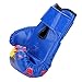 SPYMINNPOO Kids Boxing Gloves, Children Punch Training Mitts 2-11 Years with Closure for Boys Girls Breathable PU Leather Design (Blue)